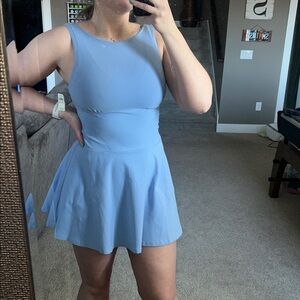 Blue Sleeveless Dress